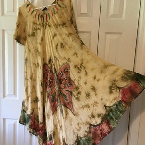 Boho Festival Maxi Dress One Size NWT